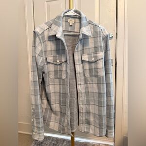 J Crew Blue Plaid Button-Up Shirt